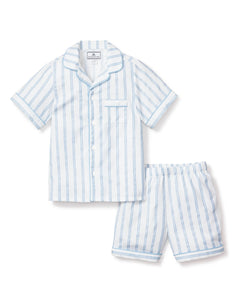 Wide Stripe Shorts Set