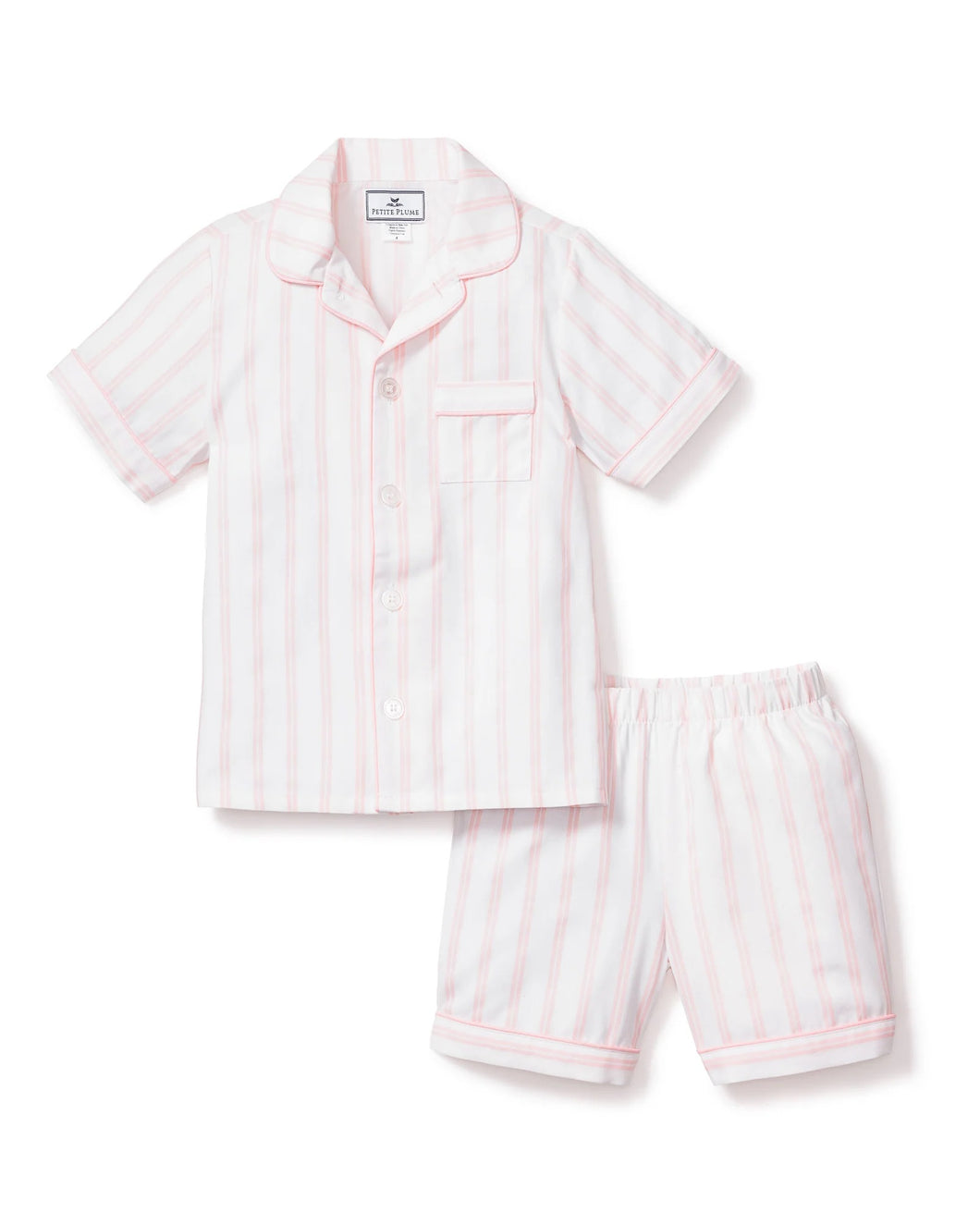 Wide Stripe Shorts Set