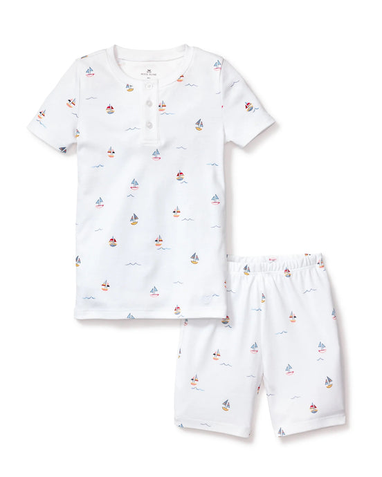 Sailboats Shorts Set