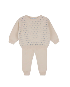 Cream Knit Set