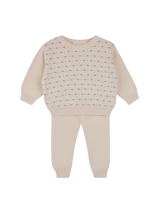 Cream Knit Set