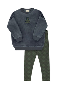 Velour Teddy Set