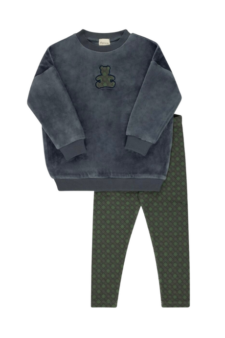 Velour Teddy Set