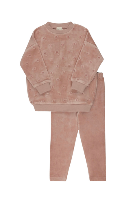 Velour Floral Set