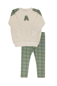 Velour Plaid Set