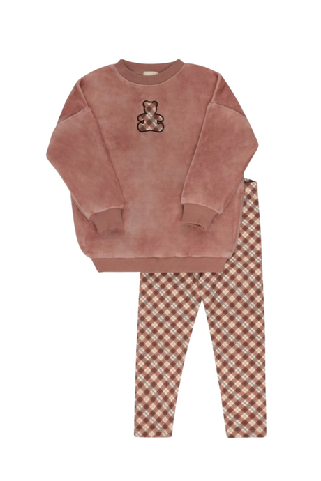 Velour Check Set