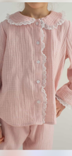 Load image into Gallery viewer, Pink muslin pj