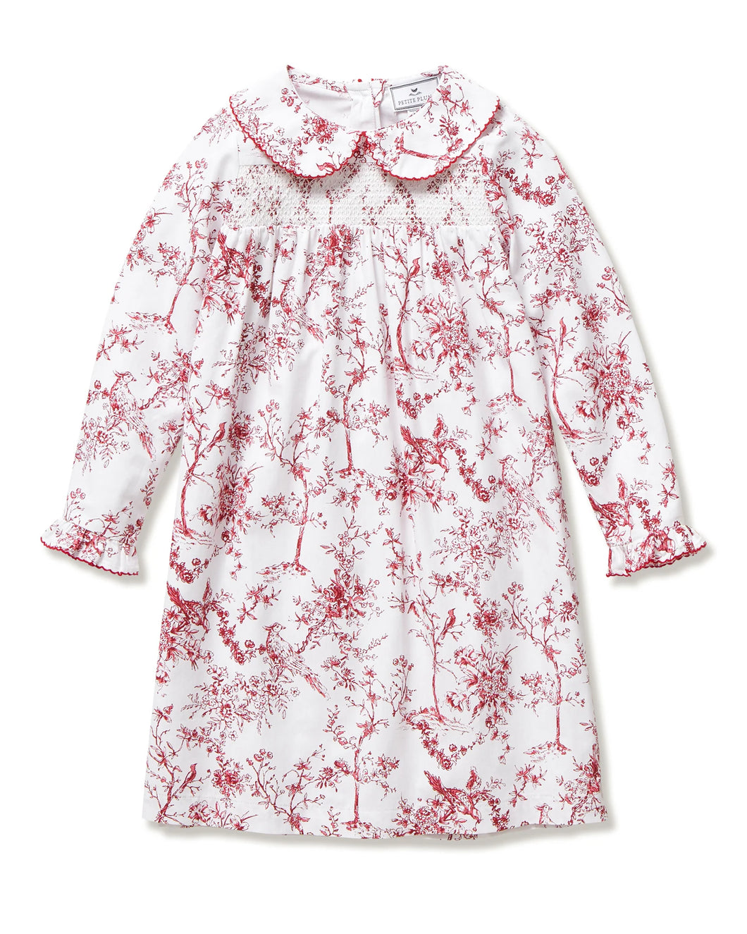 Toile Long Sleeve Nightgown