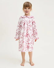 Load image into Gallery viewer, Toile Long Sleeve Nightgown
