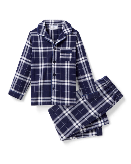 Navy Plaid Set