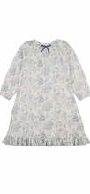 Load image into Gallery viewer, Pouf blue toile nightgown
