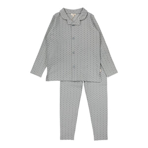 Gray Button Down Set