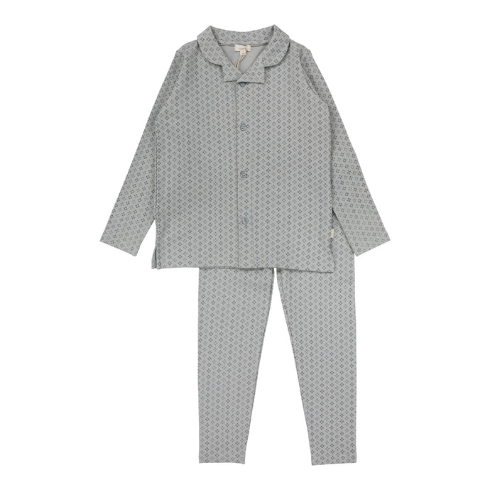 Gray Button Down Set