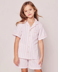 Wide Stripe Shorts Set