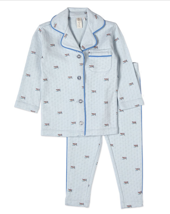 Sailboat Button Down Set