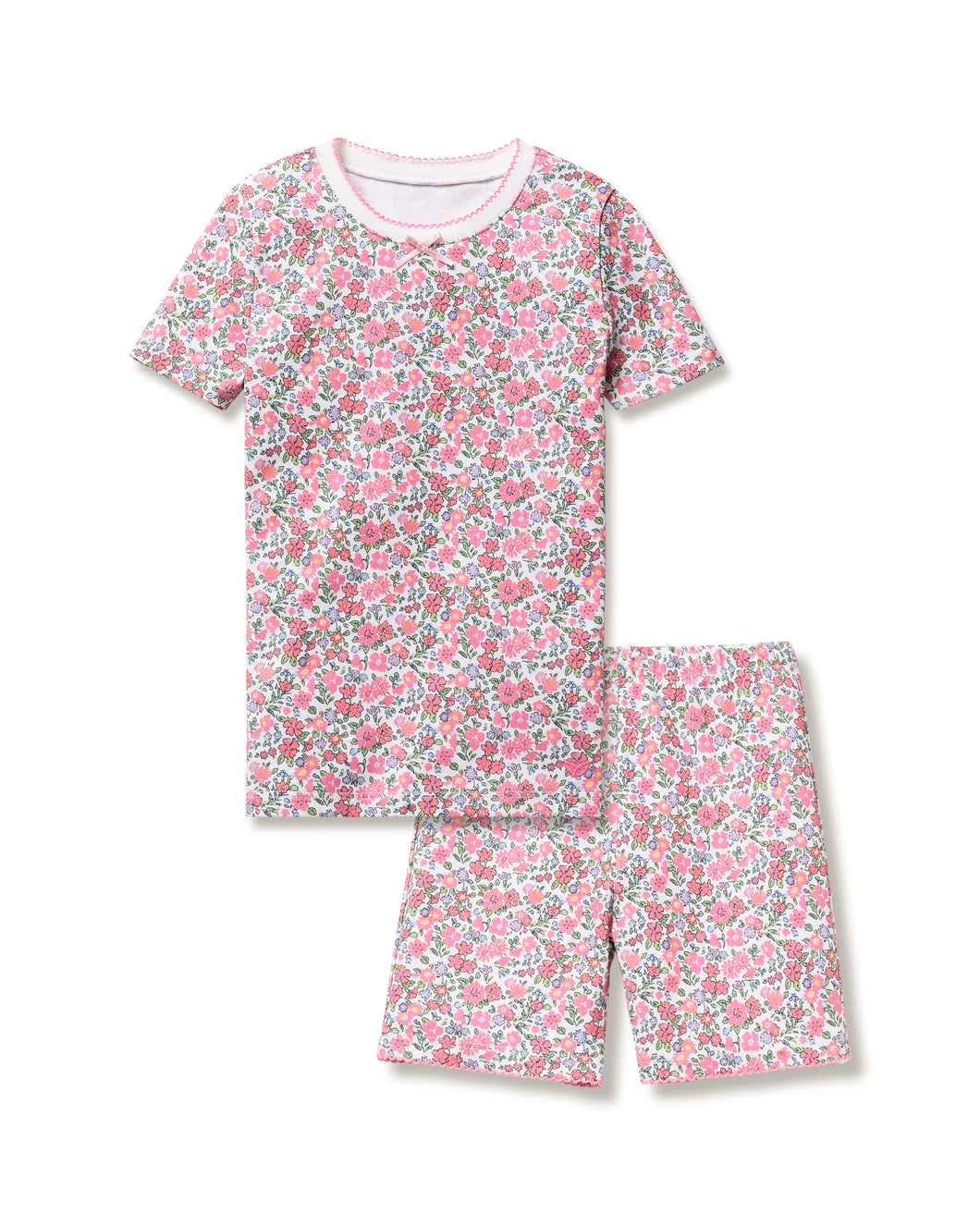 Floral Snug Fit Shorts Set