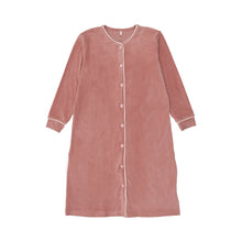 Load image into Gallery viewer, Velour Button Down Nightgown