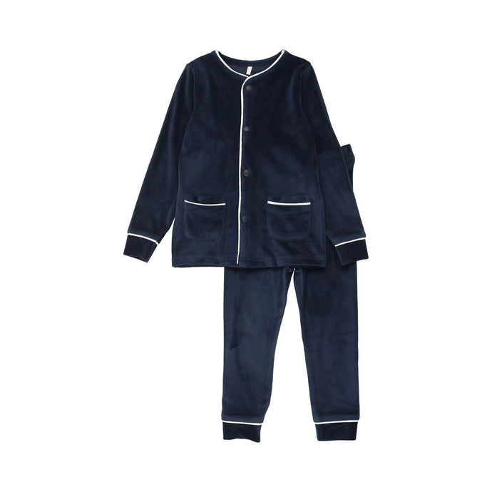 Velour Button Down Set