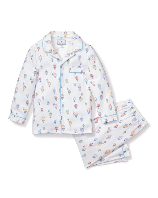 Hot Air Balloon Button Down Set