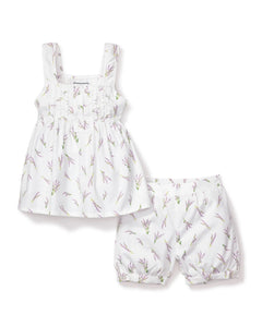 Lavender Shorts Set