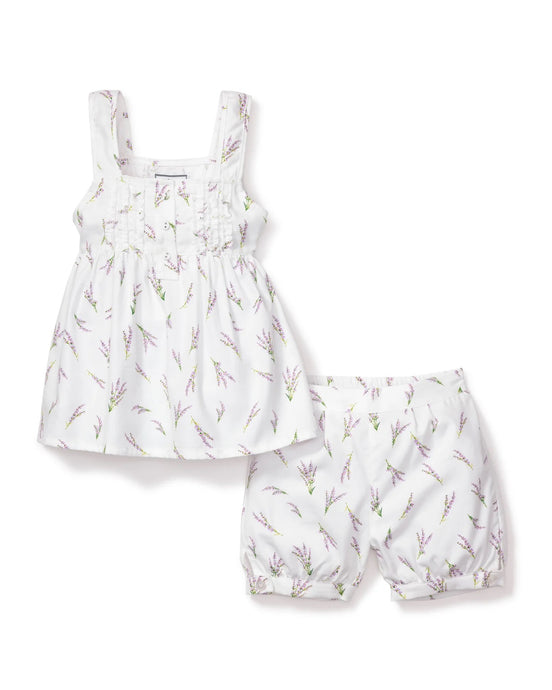 Lavender Shorts Set