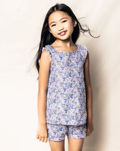 Load image into Gallery viewer, Blue &amp; Purple Floral Shorts Set