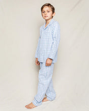 Load image into Gallery viewer, Light Blue Gingham Button Down Set