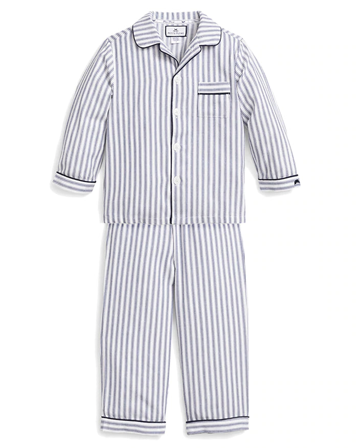French Stripe Button Down Set