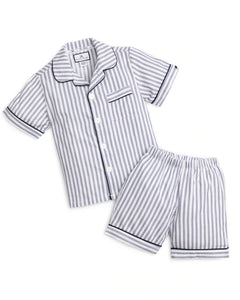 French Stripe Shorts Set