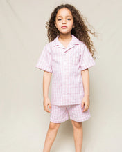 Load image into Gallery viewer, Pink Gingham Shorts Set