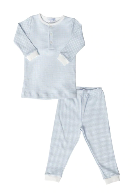 Blue Check Set